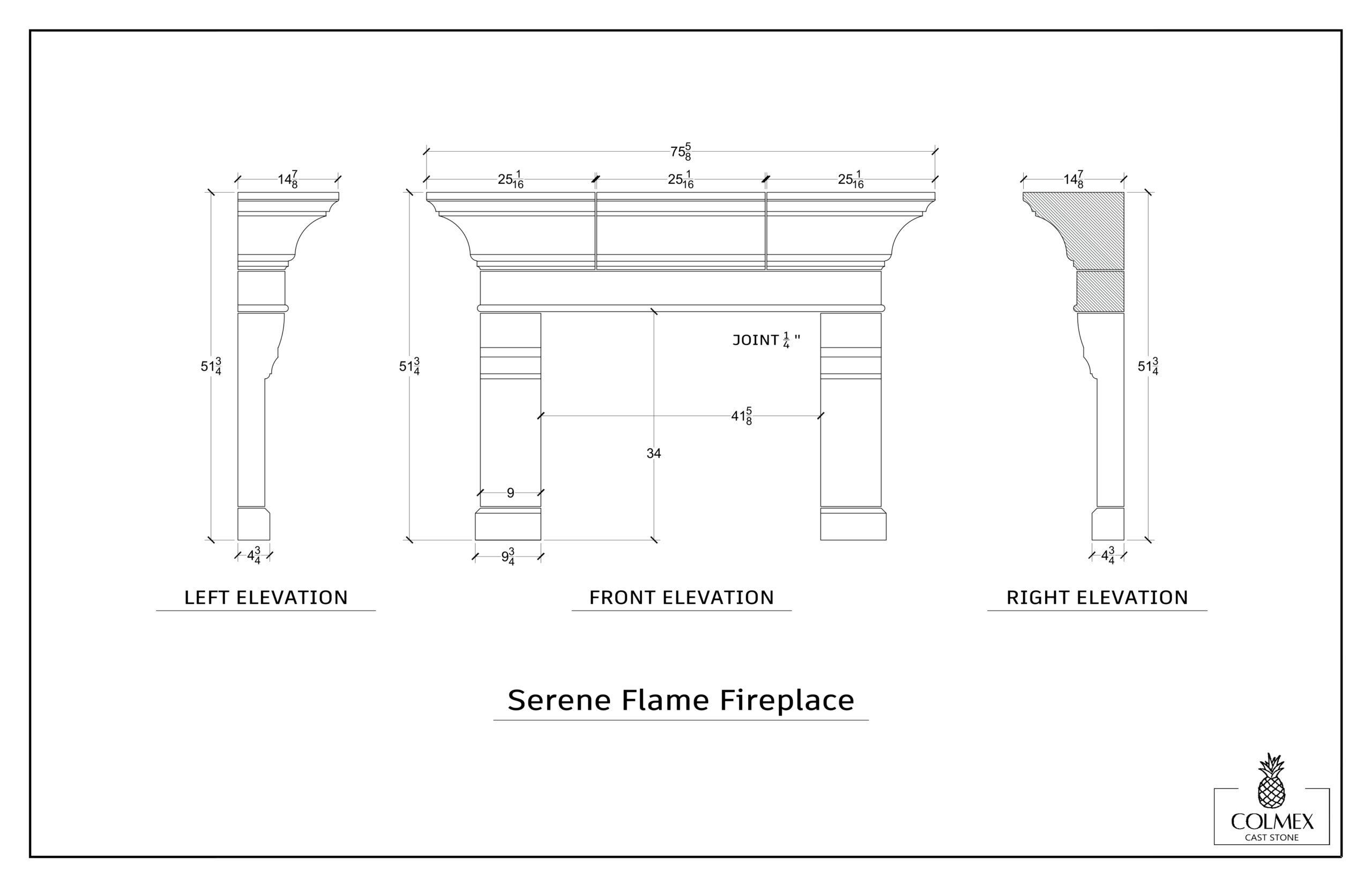 Serene Flame Fireplace - Image 3
