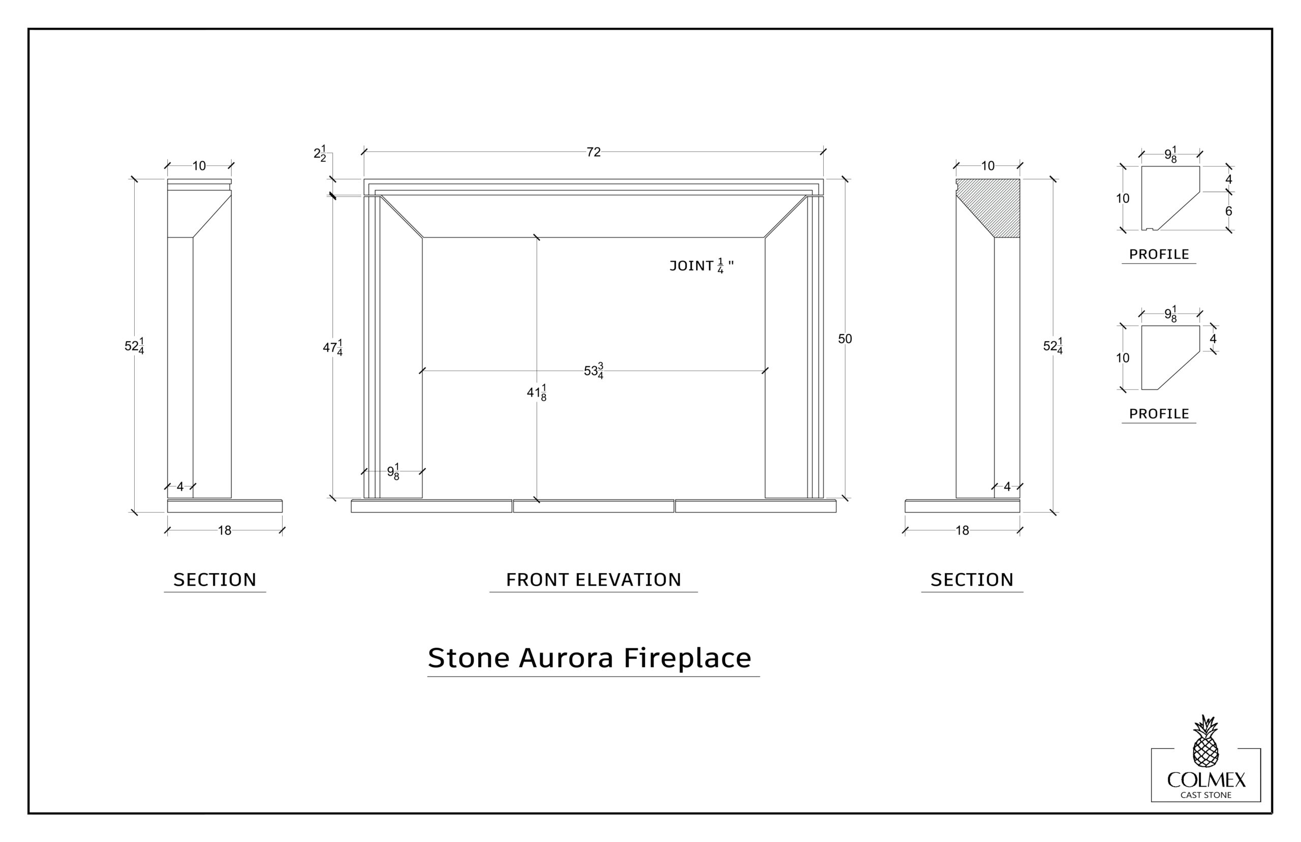 Stone Aurora Fireplace - Image 3