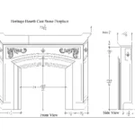 Heritage Hearth Cast Stone FireplaceLarge