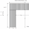 Fluted Cast Stone Fireplace Mantel Surround - Image 7