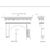 Venetian Cast Stone Fireplace Mantel Surround - Image 6