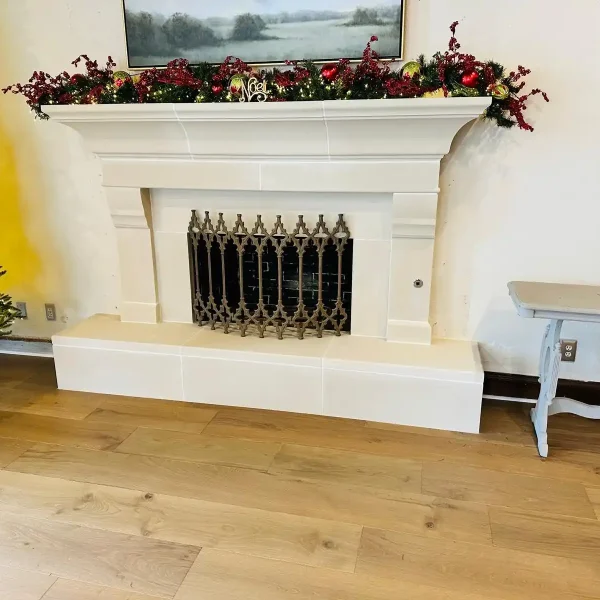 Fireplace10-Serene Flame Fireplace - Off White