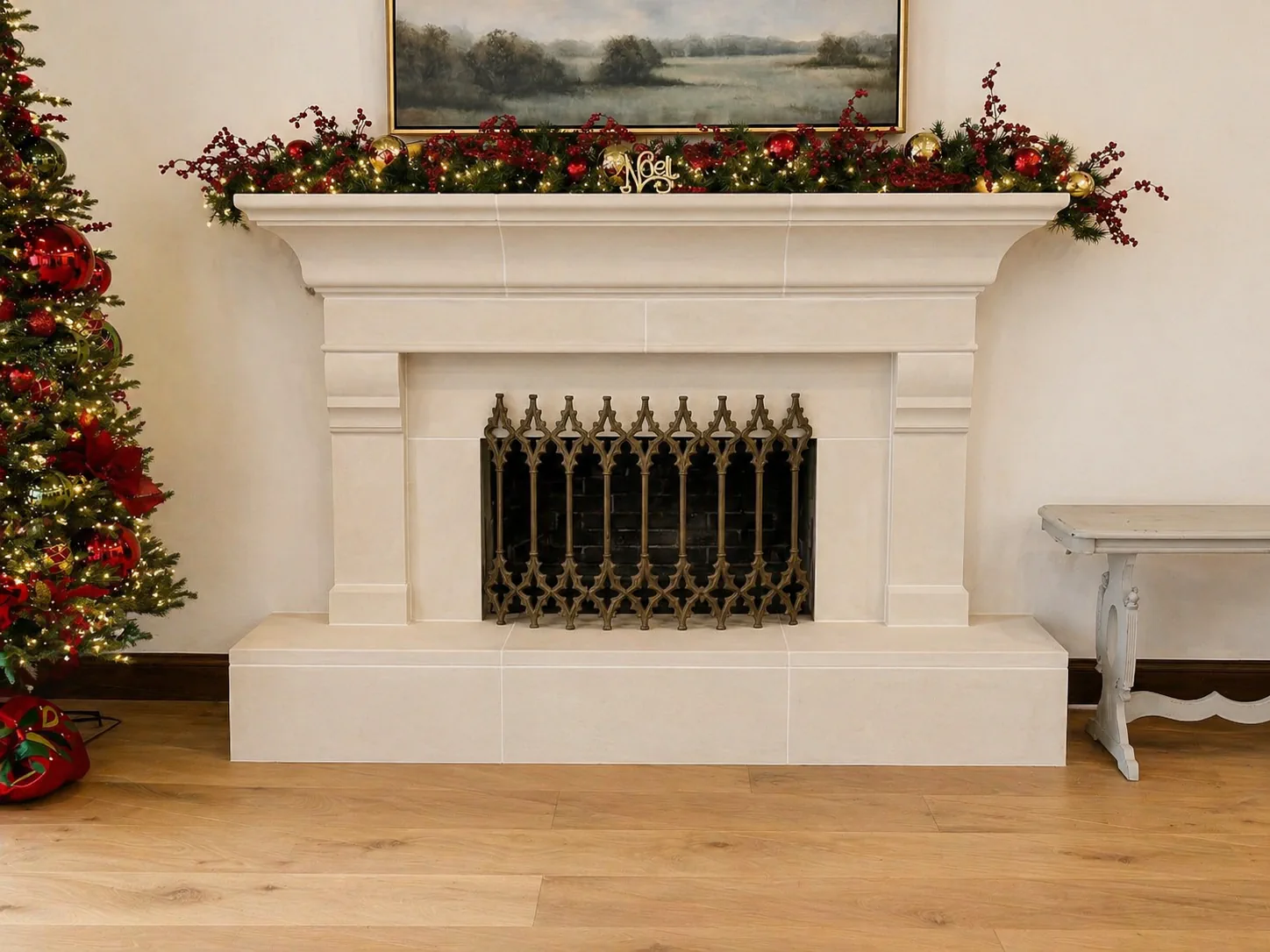 Serene Flame Fireplace