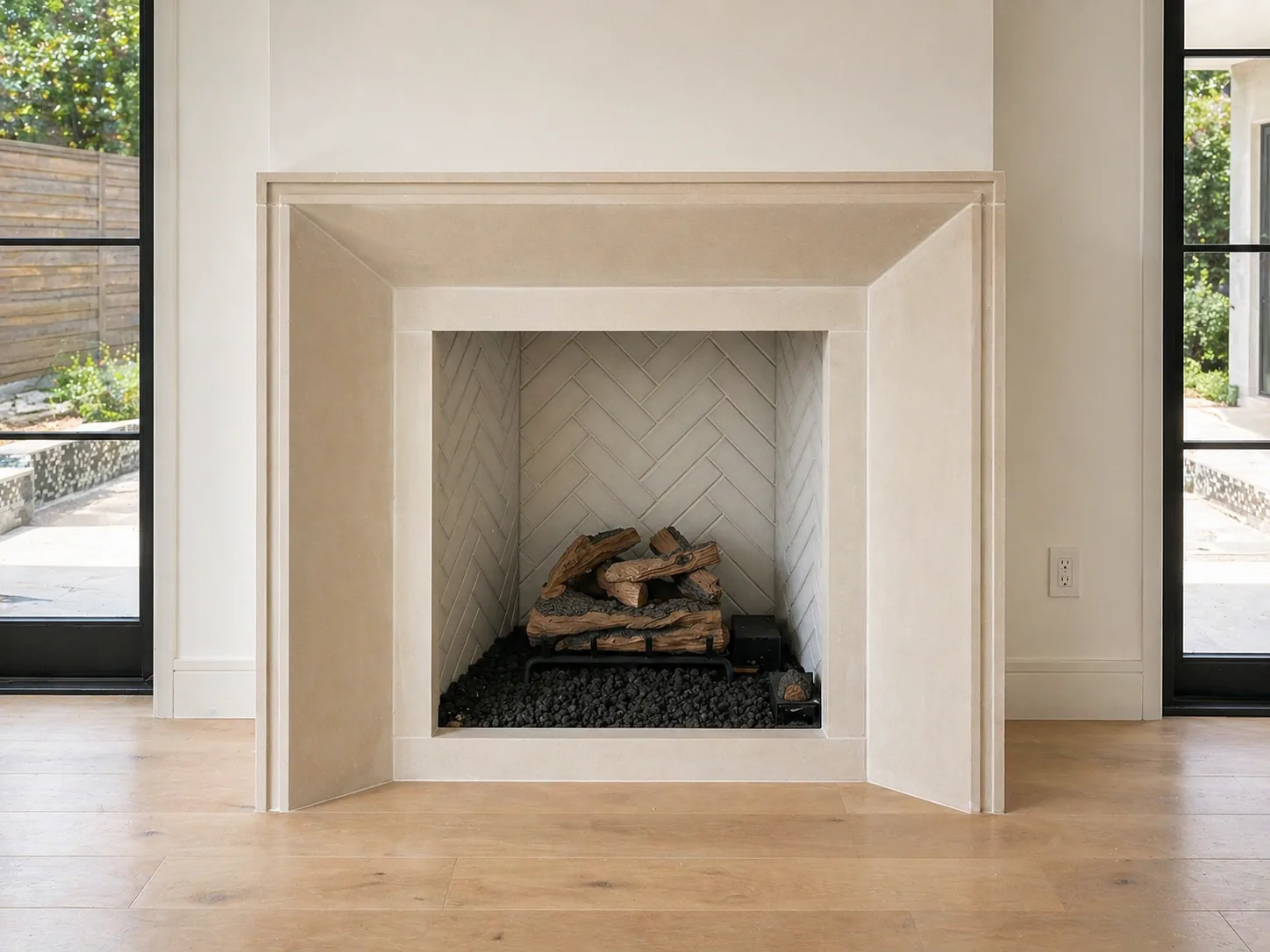Stone Aurora Fireplace - Image 2